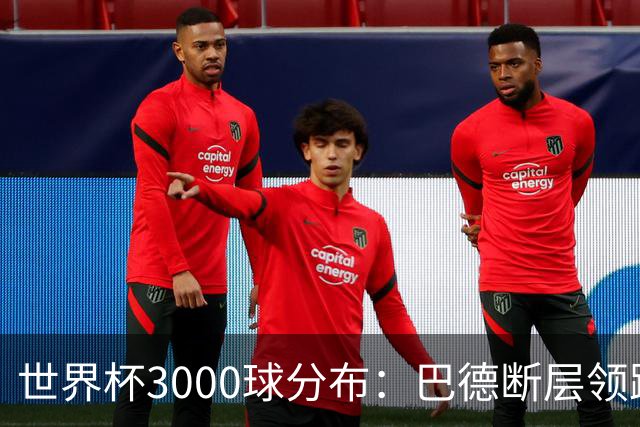 世界杯3000球分布：巴德断层领跑 阿法意西英荷紧追